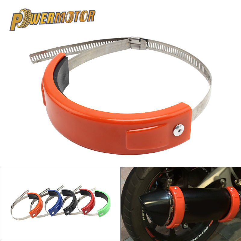 Pipe Clamp Bar - Motocykl okrągły owalny rura wydechowa ochrona