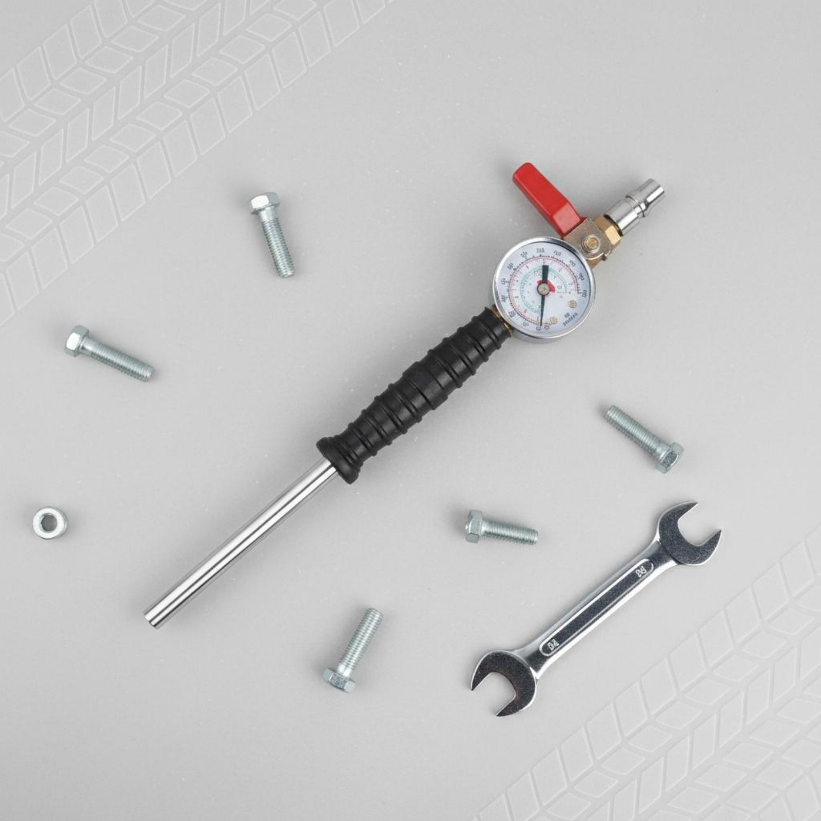 Szybki wąż do pompowania opon, – Tools Work recenzja i cena