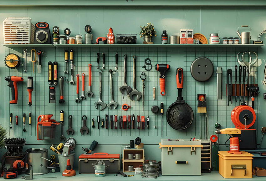 Mehofond Tło fotograficzne Vin – Workshop Tools Background recenzja i cena