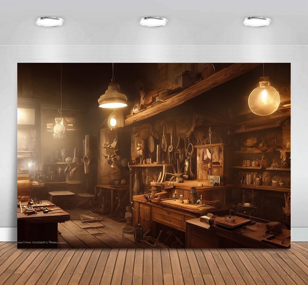 Steampunk mechanik narzędziowy – Workshop Tools Background recenzja i cena