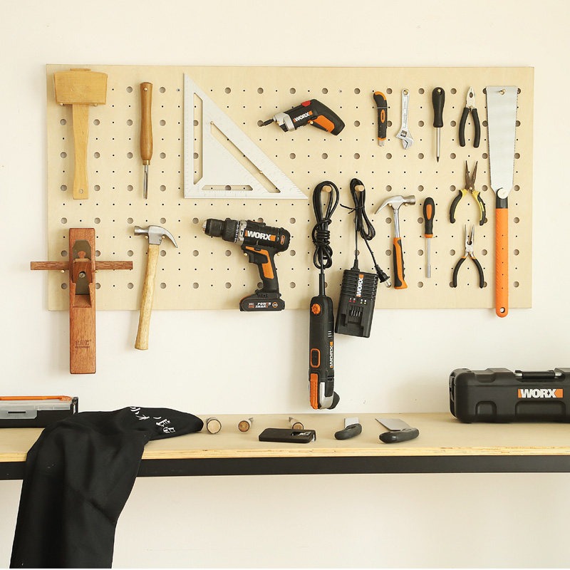 Półka narzędziowa z otworami X – Workshop Tools.Hanging Board recenzja i cena