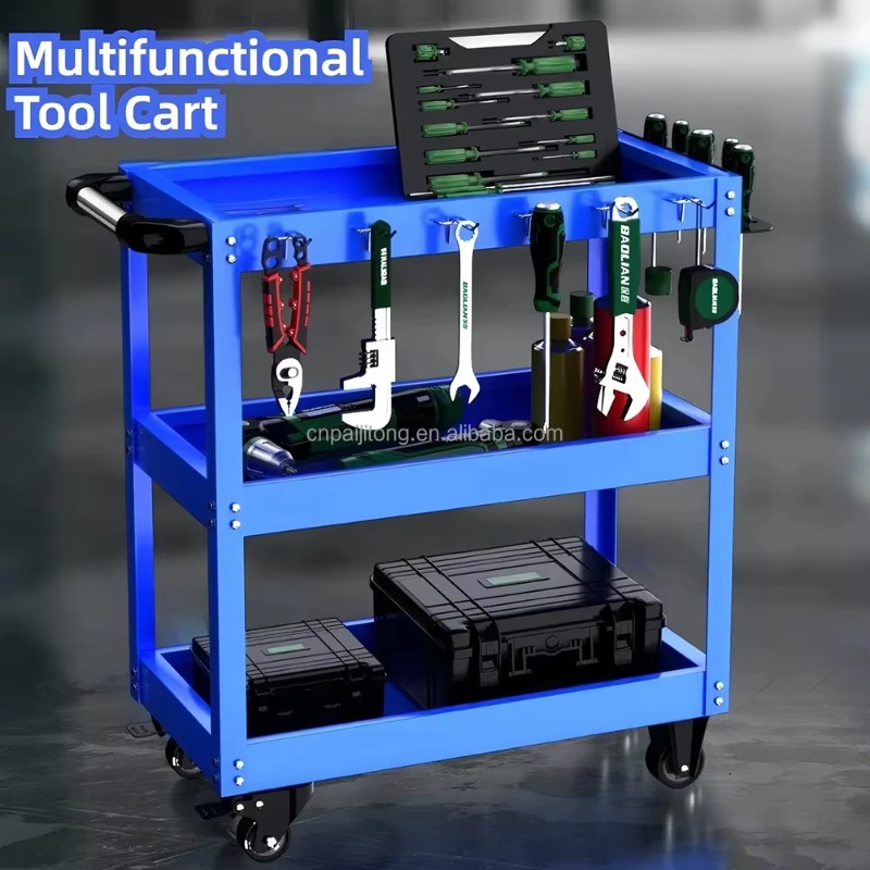 Wózek warsztatowy na kółkach 2 – Tools Trolley For Workshop recenzja i cena