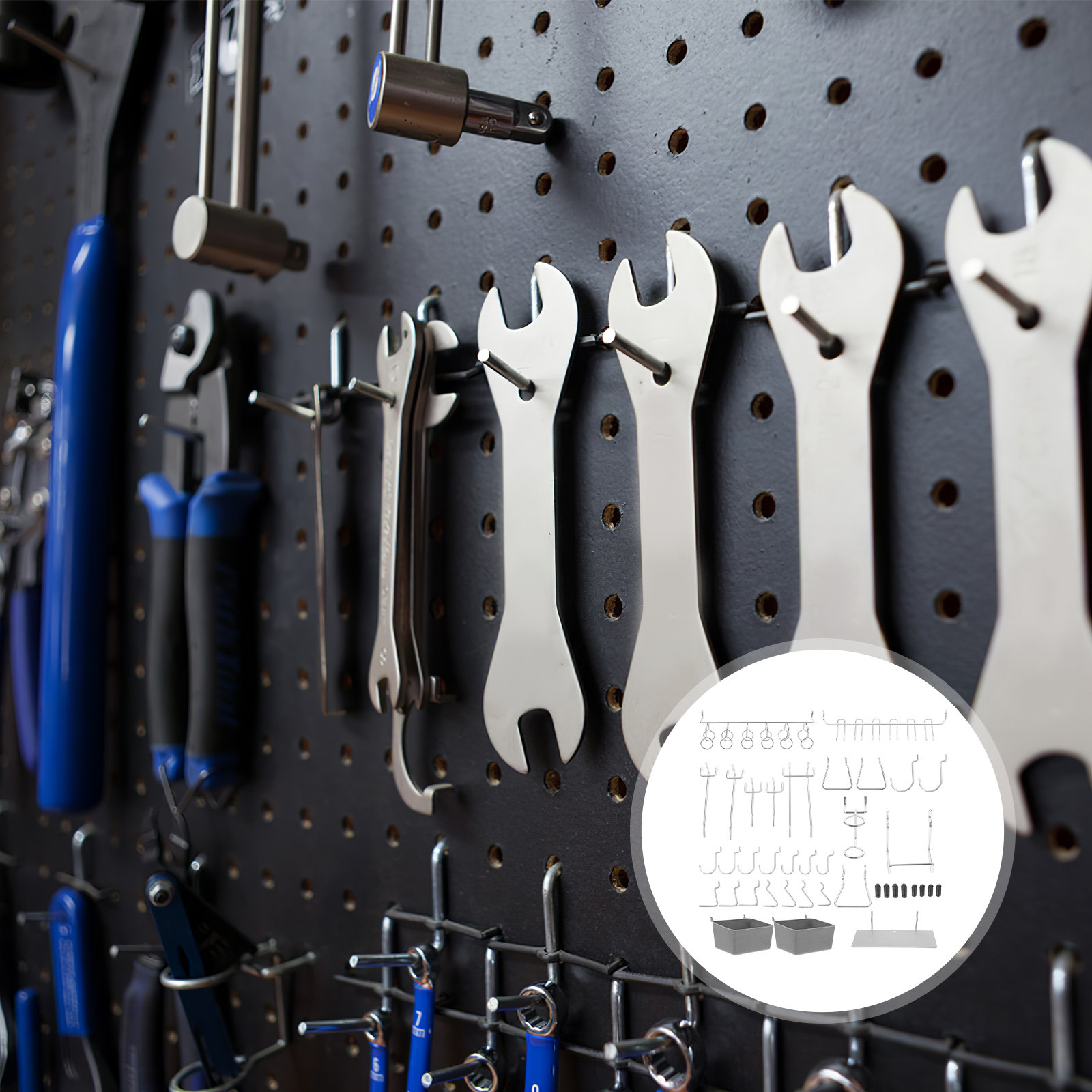 Zestaw 140 szt. metalowych hac – Workshop Tools Kit recenzja i cena