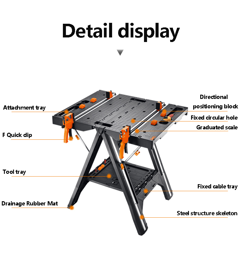 WX051 Mobilna Przenośna Piła S – Workbench Portable Fold recenzja i cena
