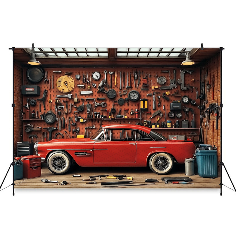 Tło fotograficzne Mocsicka Red – Workshop Tools Background recenzja i cena