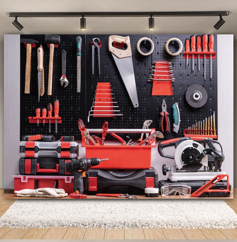 Tła fotograficzne w stylu vint – Workshop Tools Background recenzja i cena