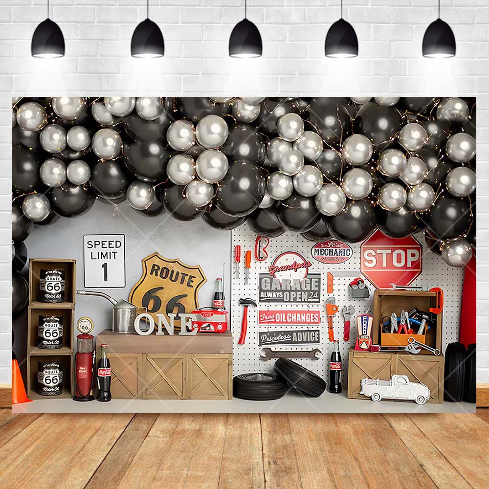 Retro motocykl naprawa samocho – Workshop Tools Background recenzja i cena